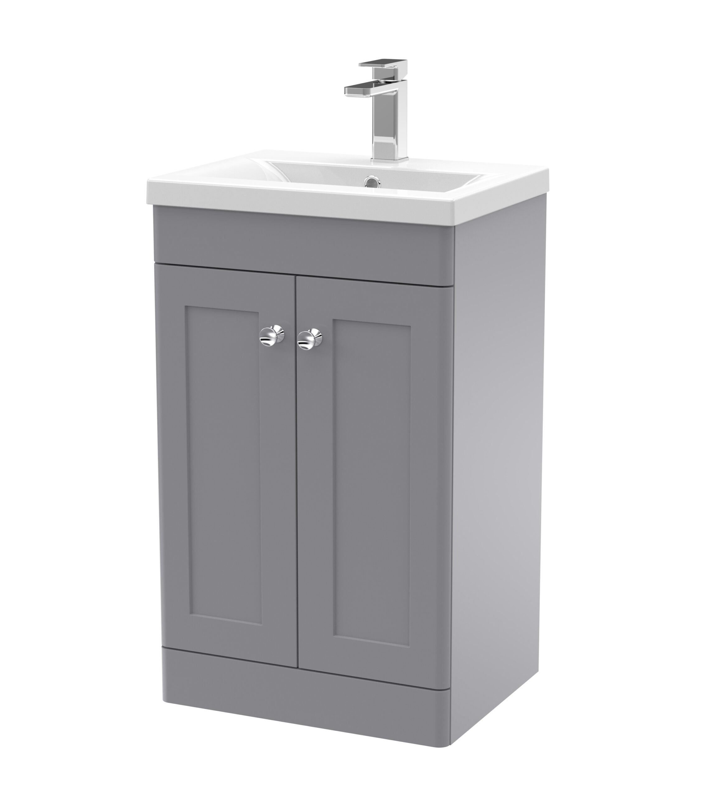 Nuie 500mm Floor Standing 2 Door Vanity & Basin 1 CLC223D