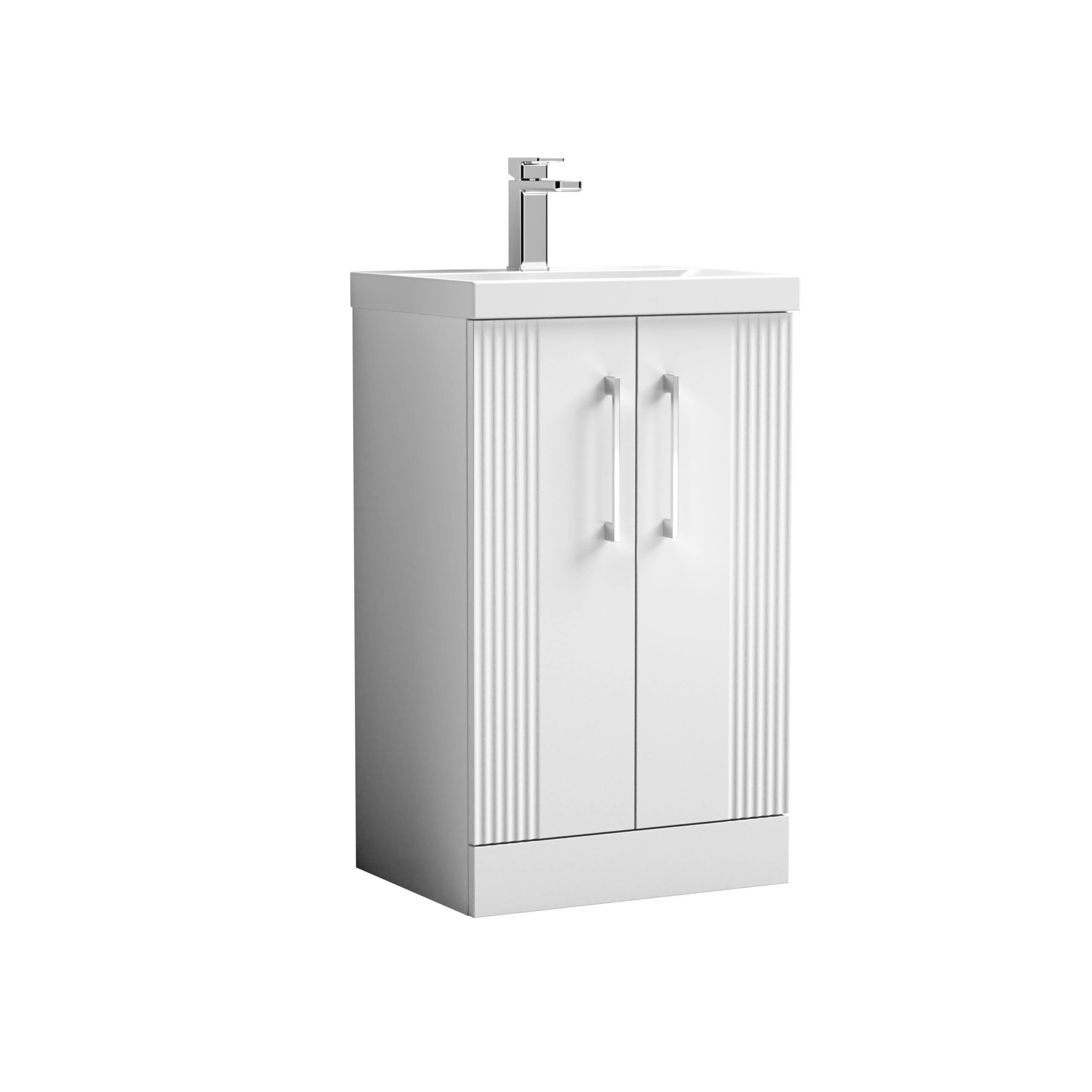 Nuie 500mm Floor Standing 2 Door Vanity & Basin 1 DPF123A