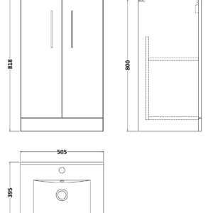 Nuie-500mm-Floor-Standing-2-Door-Vanity-Basin-2-ARN2501B-3