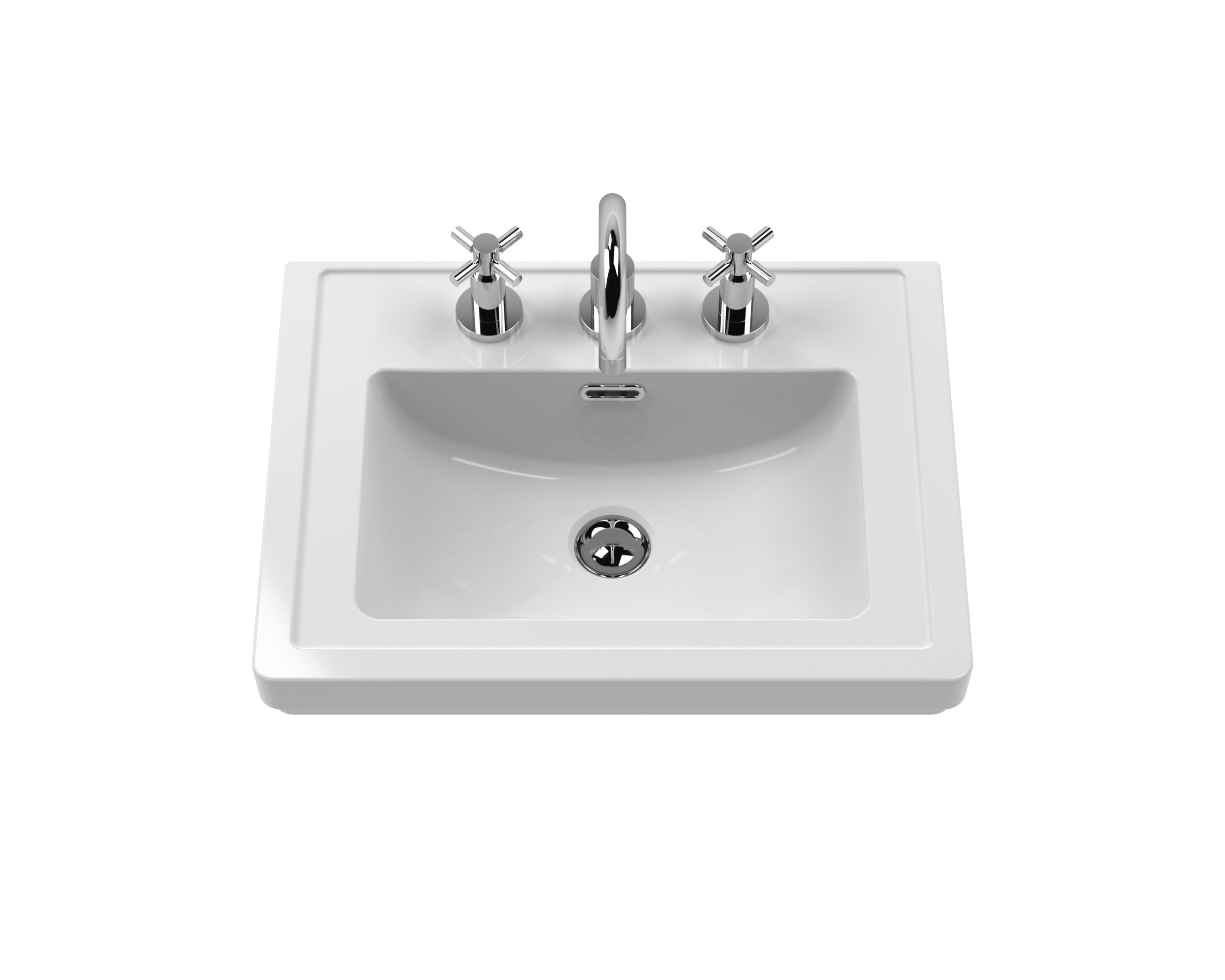 Nuie 500mm Floor Standing 2-Door Vanity & Basin 3TH CLC123B - Image 2