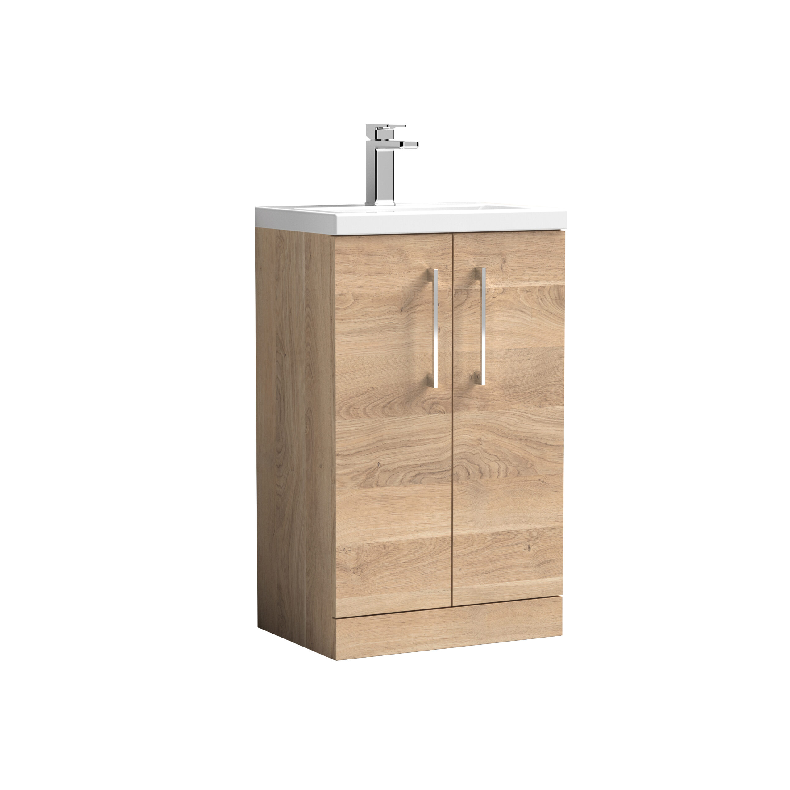 Nuie 500mm Floor Standing 2-Door Vanity & Polymarble Basin PAL032
