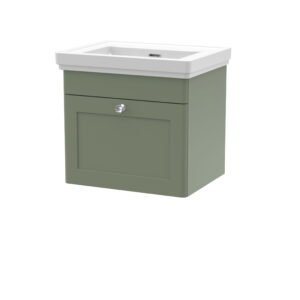 Nuie 500mm Wall Hung 1 Drawer Vanity & Basin 0TH CLC891H