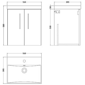 Nuie-500mm-Wall-Hung-2-Door-Vanity-Basin-3-ARN121D-3