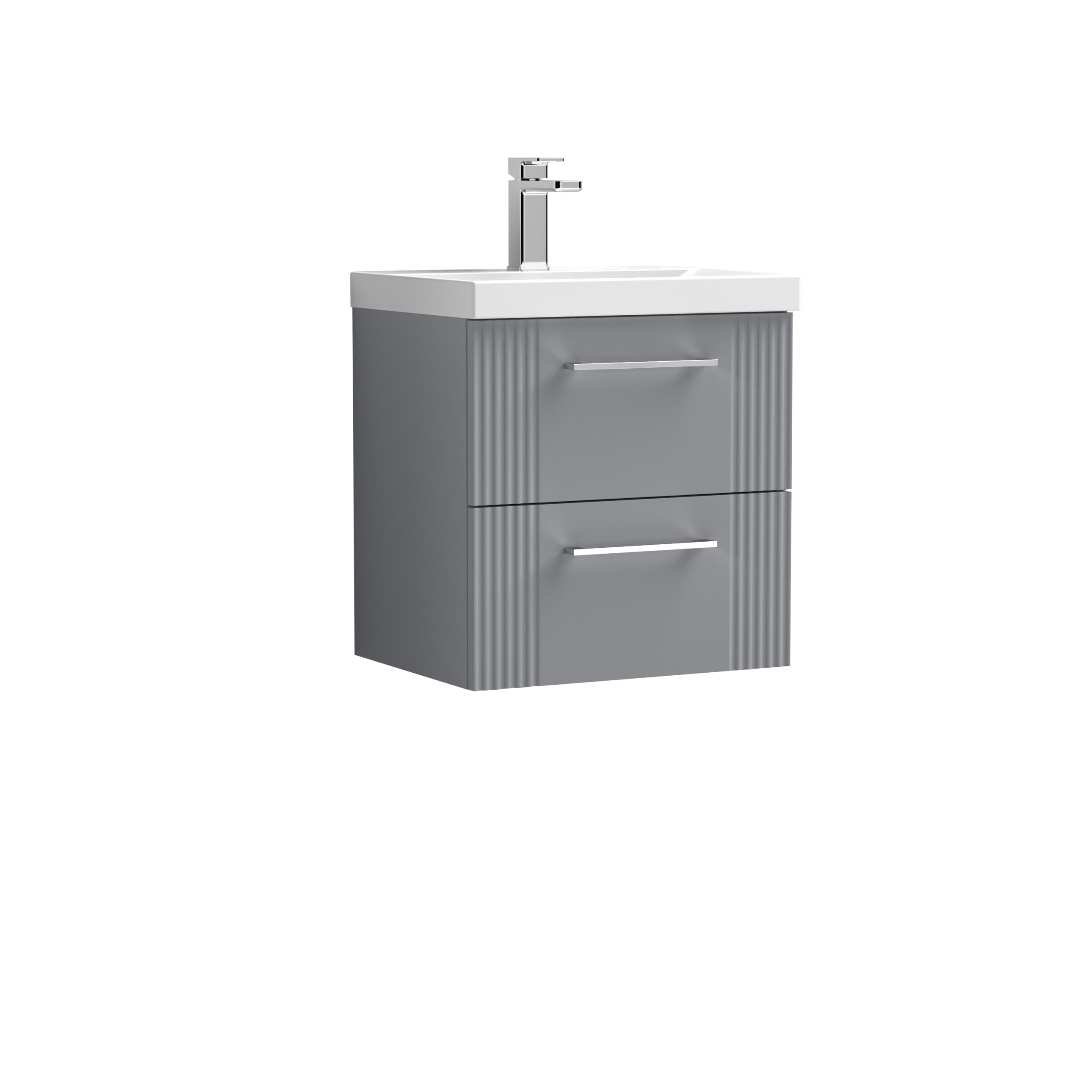Nuie 500mm Wall Hung 2 Drawer Vanity & Basin 1 DPF292A