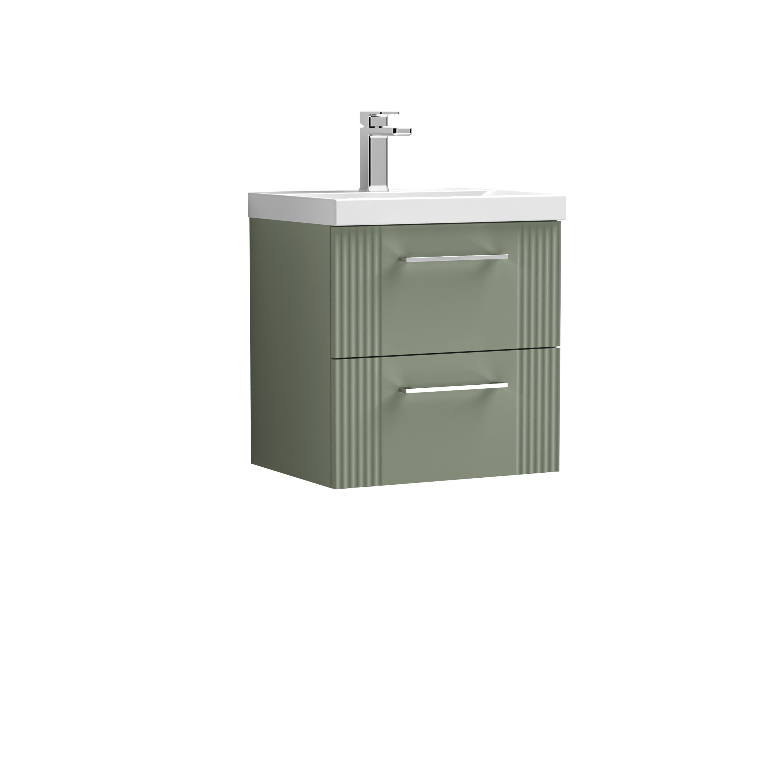 Nuie 500mm Wall Hung 2 Drawer Vanity & Basin 1 DPF892A