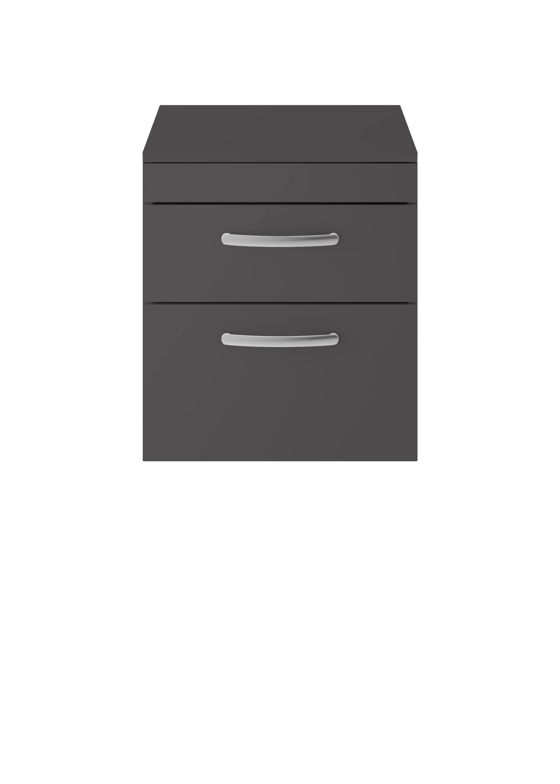 Nuie 500mm Wall Hung Cabinet With Worktop ATH074W
