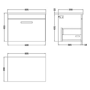 Nuie-600-Wall-Hung-Single-Drawer-Unit-Laminate-Worktop-ATH039LCM-3