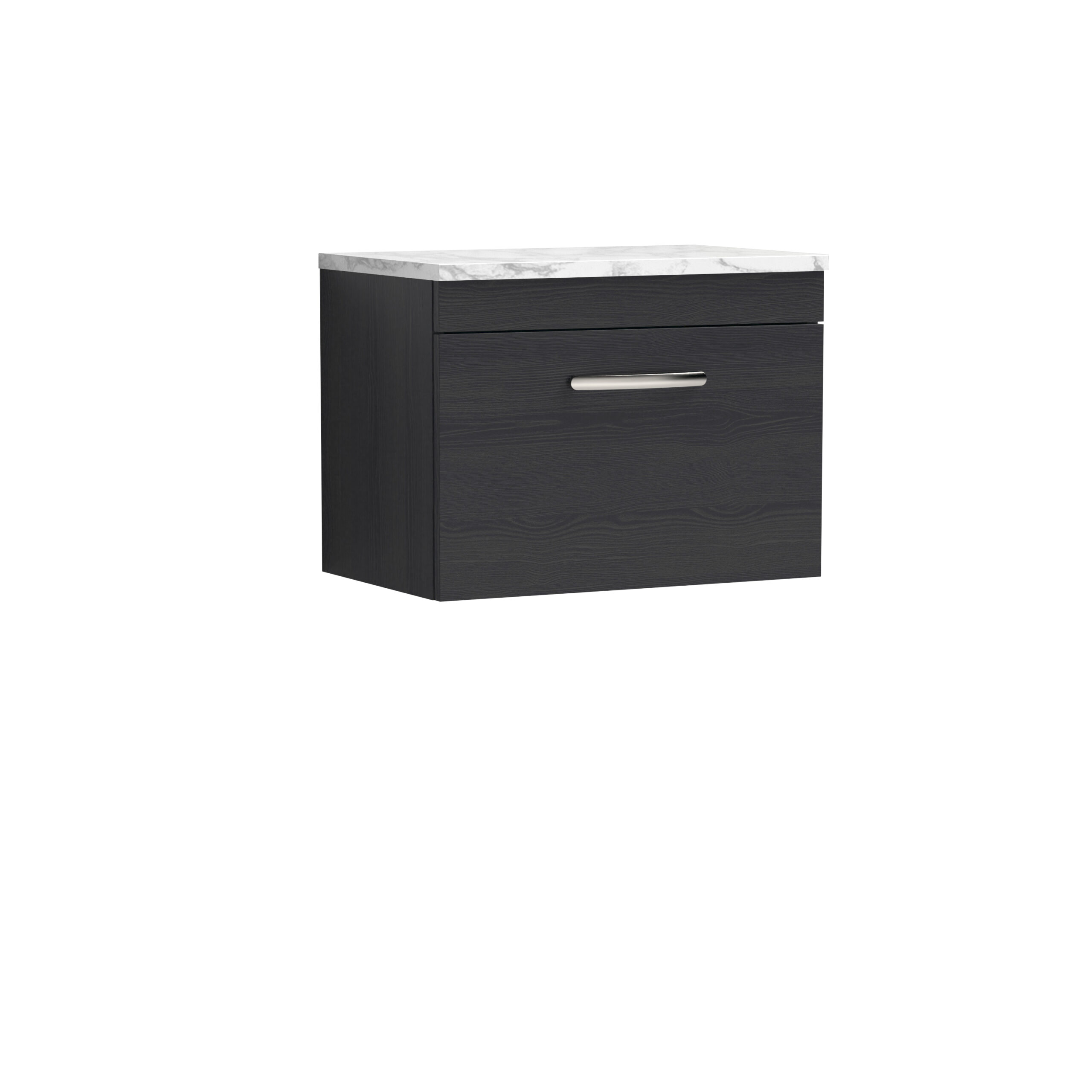 Nuie 600 Wall Hung Single Drawer Unit & Laminate Worktop ATH040LCM