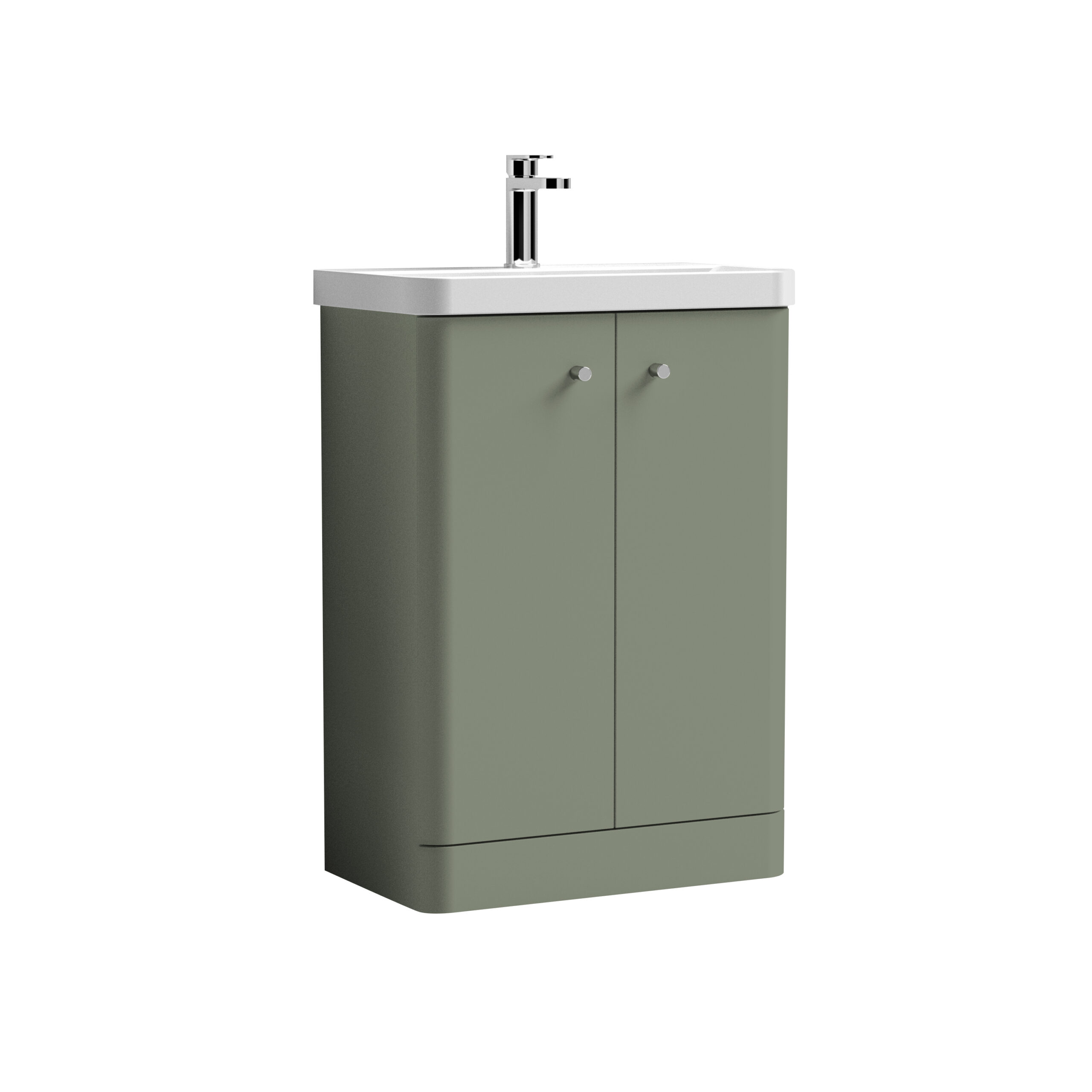 Nuie 600mm Floor Standing 2 Door Unit & Basin COR806