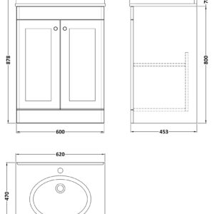 Nuie-600mm-Floor-Standing-2-Door-Vanity-Marble-Top-1TH-CLC825WR1-3