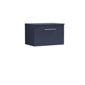 Nuie 600mm Wall Hung 1-Drawer Vanity & Worktop ARN2922W