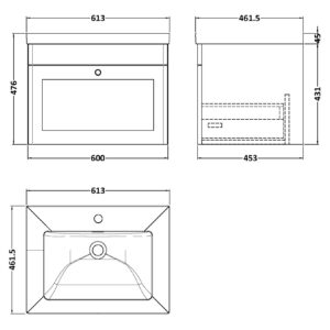 Nuie-600mm-Wall-Hung-1-Drawer-Vanity-with-Basin-1-Tap-Hole-CLC1494L-3