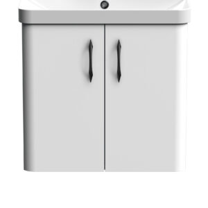 Nuie 600mm Wall Hung 2-Door Vanity & Basin COR10517