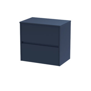 Nuie 600mm Wall Hung 2-Drawer Unit & Worktop HAV2904W
