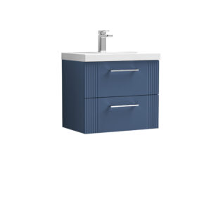 Nuie 600mm Wall Hung 2 Drawer Vanity & Basin 1 DPF393A