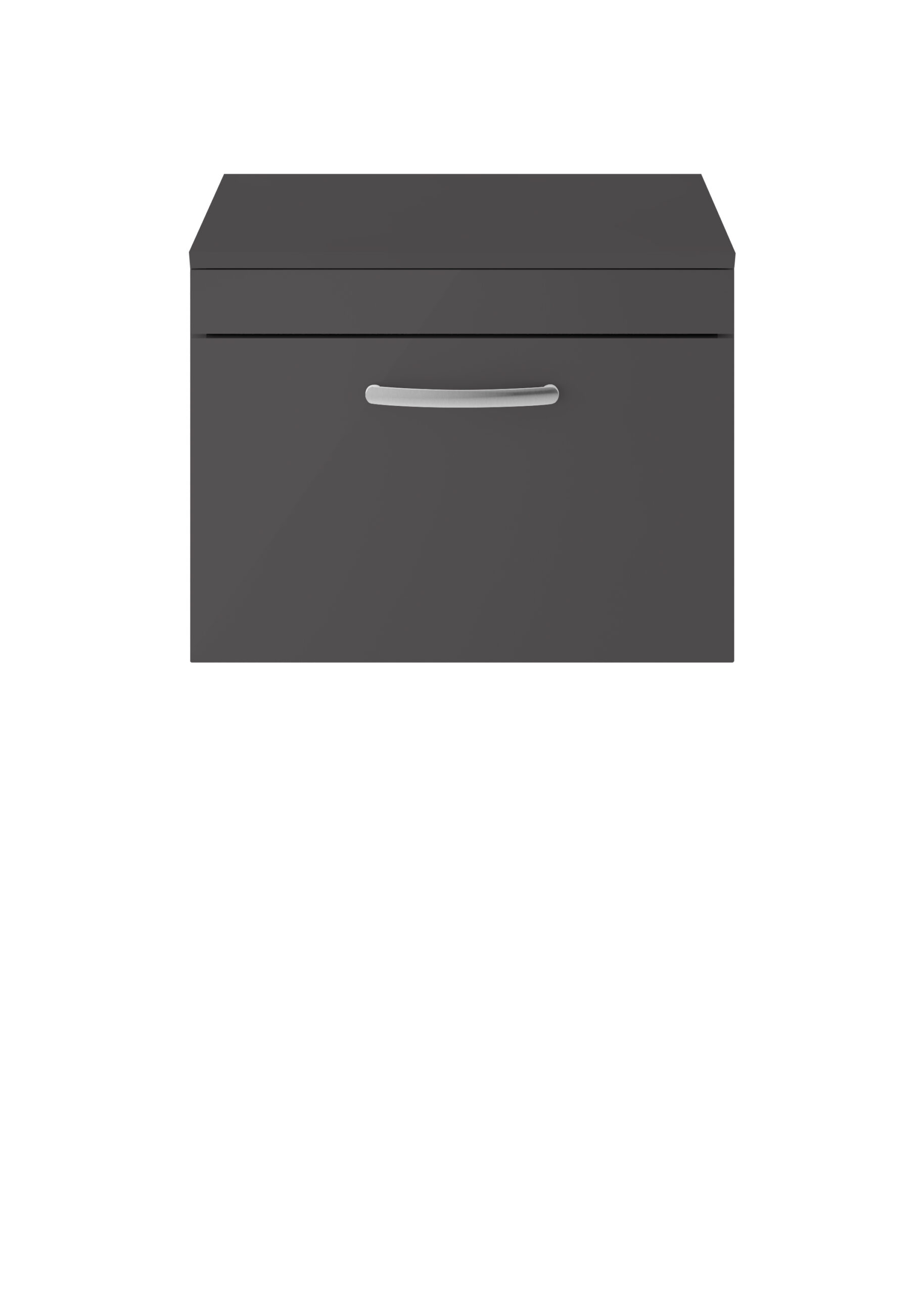 Nuie 600mm Wall Hung Cabinet With Worktop ATH077W