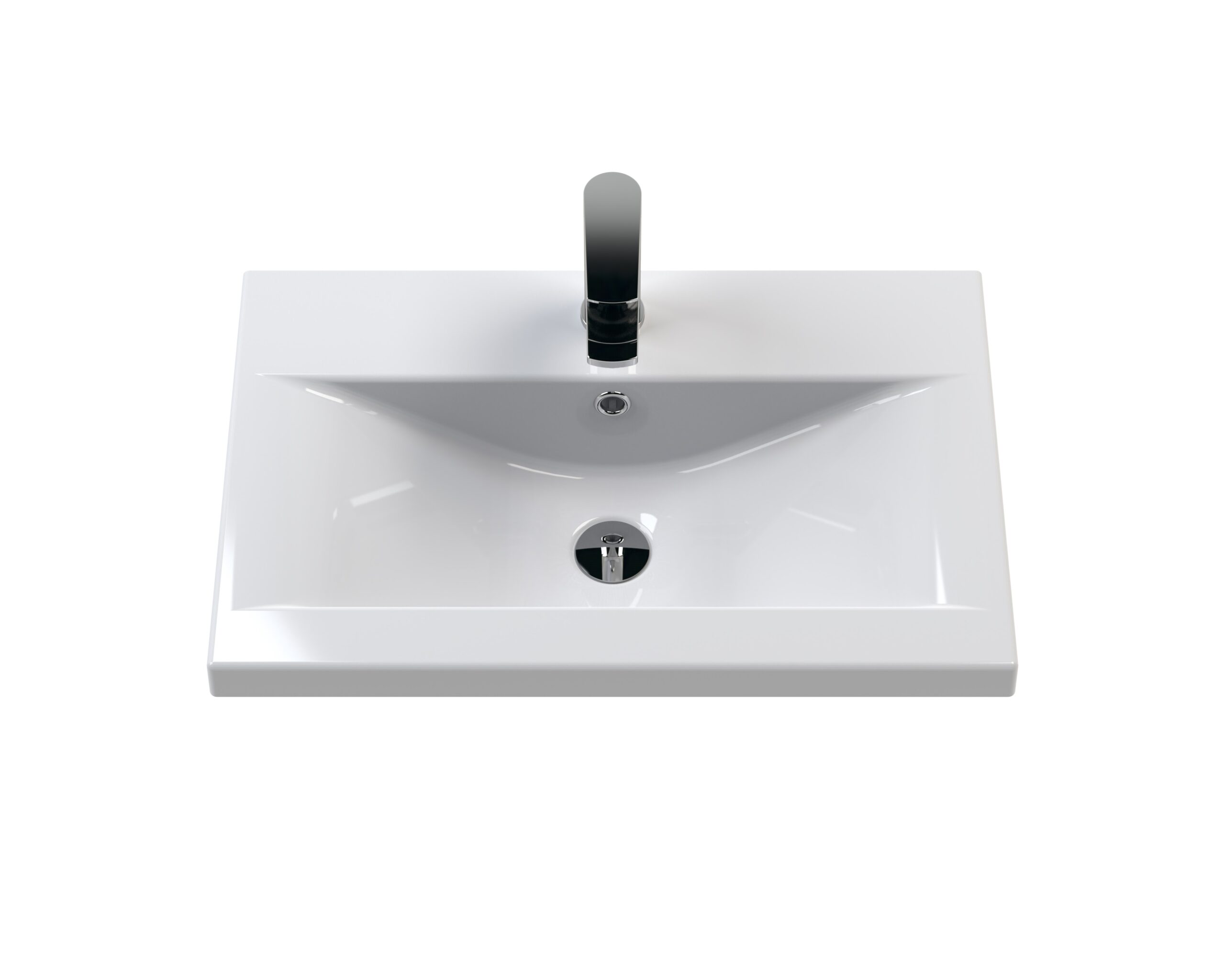 Nuie 600mm Wall Hung Single Drawer Vanity & Basin 1 DPF294A - Image 2