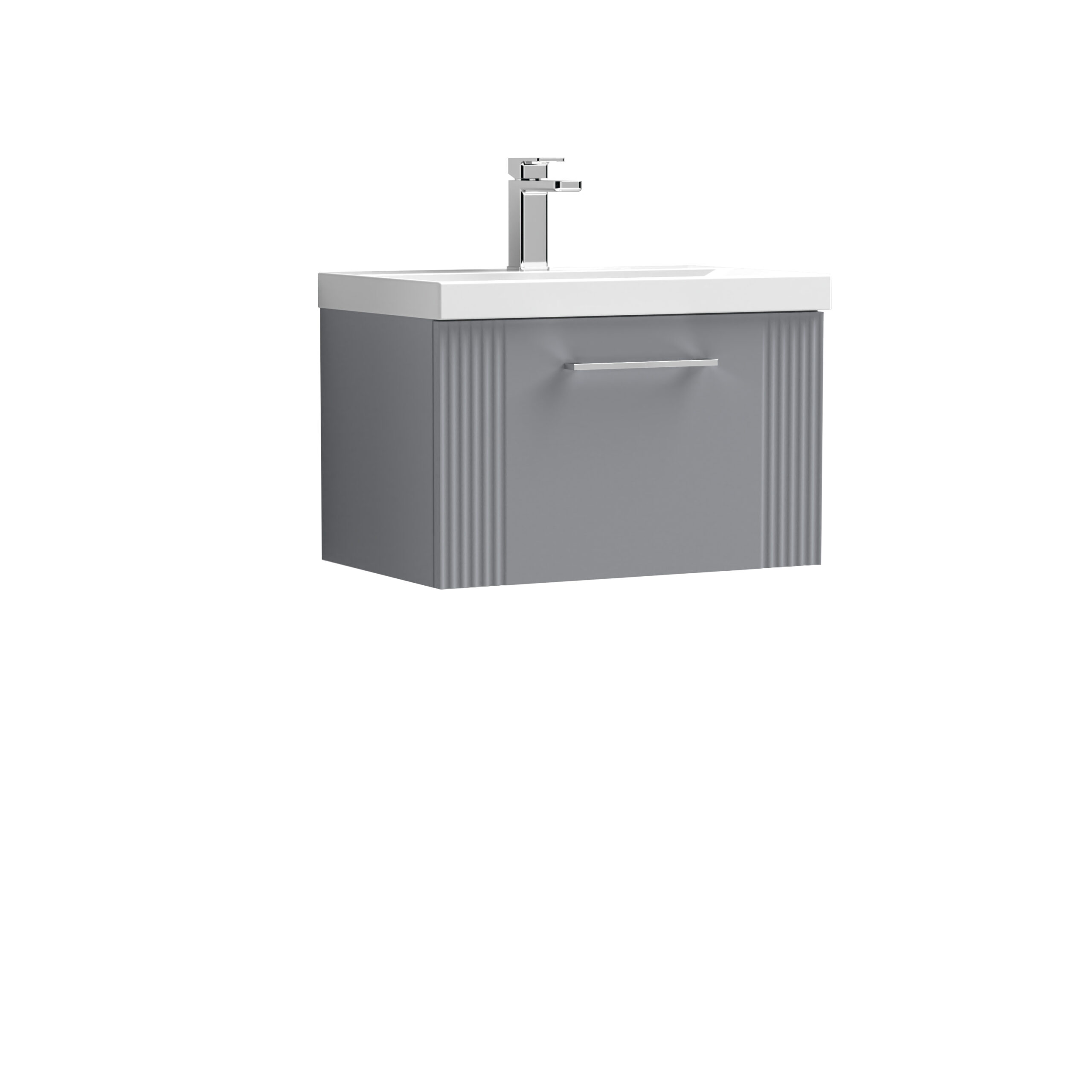 Nuie 600mm Wall Hung Single Drawer Vanity & Basin 1 DPF294A