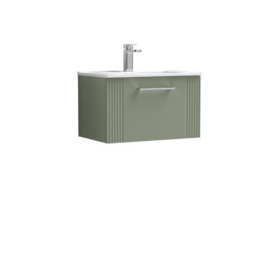 Nuie 600mm Wall Hung Single Drawer Vanity & Basin 2 DPF894B