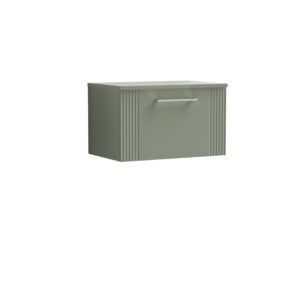 Nuie 600mm Wall Hung Single Drawer Vanity & Worktop DPF894W