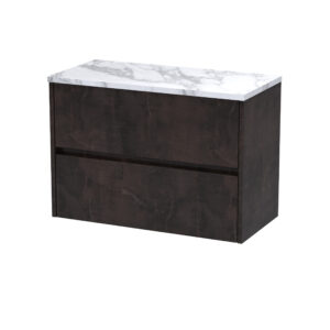 Nuie 800 Wall Hung 2-Drawer Unit & Laminate Worktop HAV2606LCM