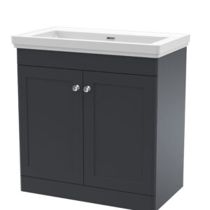 Nuie 800mm Floor Standing 2 Door Vanity & Basin 0TH CLC1426H