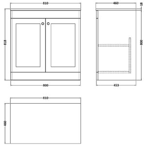 Nuie-800mm-Floor-Standing-2-Door-Vanity-with-Marble-Top-CLC1426GMT-3