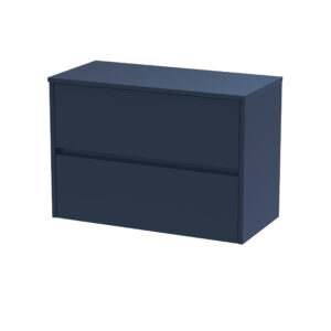 Nuie 800mm Wall Hung 2-Drawer Unit & Worktop HAV2906W