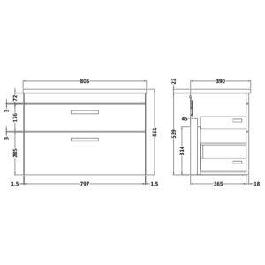 Nuie-800mm-Wall-Hung-Cabinet-With-Sparkling-White-Worktop-ATH081LSW-3