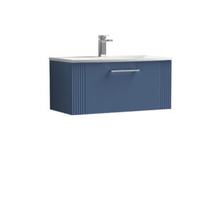 Nuie 800mm Wall Hung Single Drawer Vanity & Basin 4 DPF396G