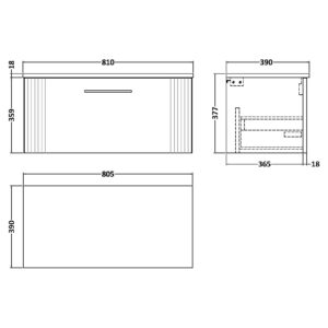 Nuie-800mm-Wall-Hung-Single-Drawer-Vanity-Worktop-DPF196W-3