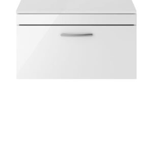 Nuie 800mm Wall Hung Vanity With Worktop ATH062W