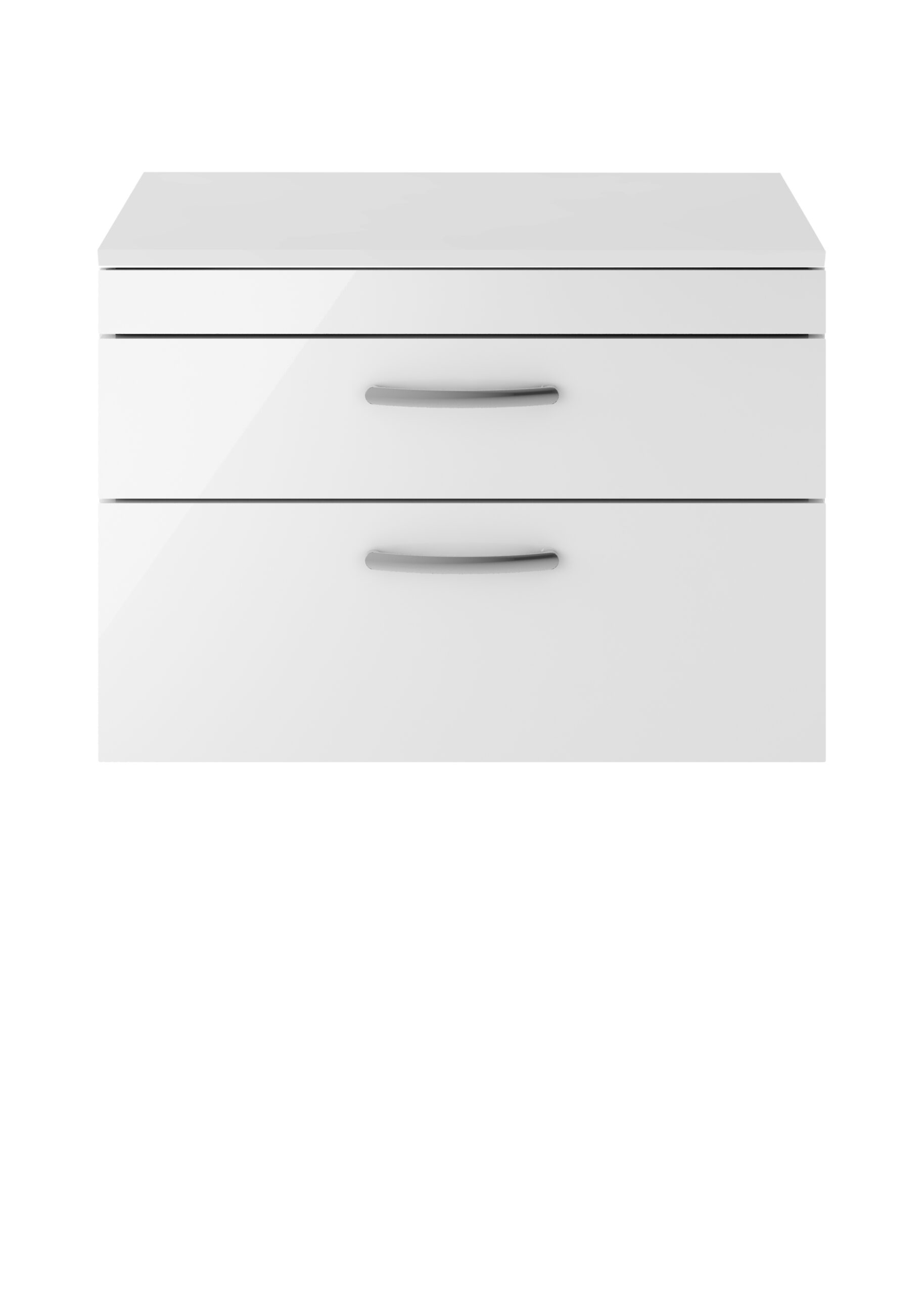 Nuie 800mm Wall Hung Vanity With Worktop ATH069W