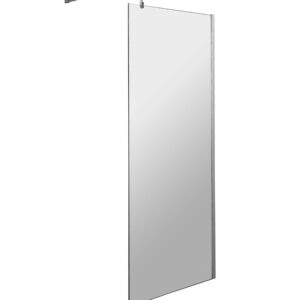 Nuie 800mm Wetroom Screen & Support Bar WRSC080