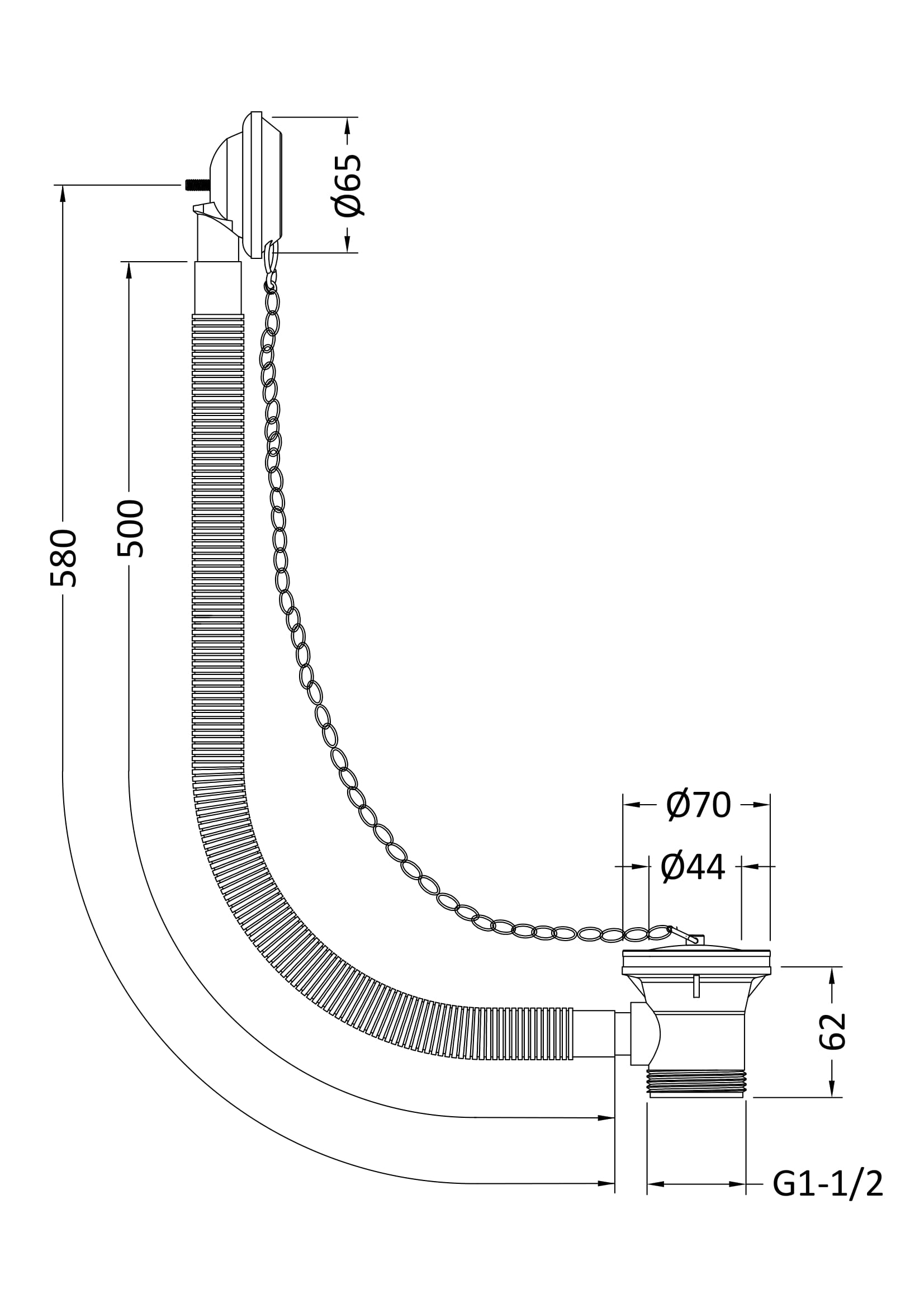 Nuie Bath Waste E348 - Image 2