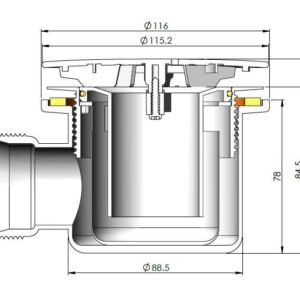Nuie-Black-Chrome-Fast-Flow-Shower-Waste-STW007-3