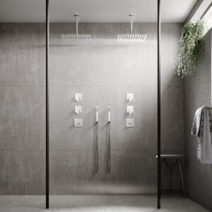 Nuie-Black-Wetroom-Screen-Ceiling-Post-WRSF006-1