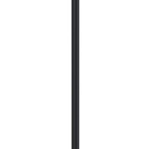 Nuie Black Wetroom Screen Ceiling Post WRSF006