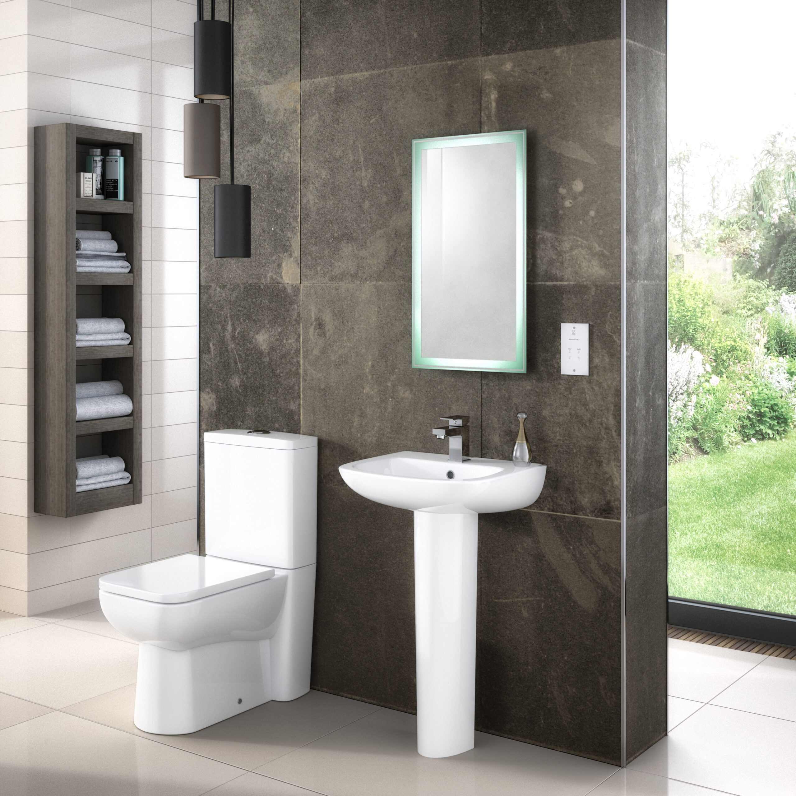 Nuie Compact Semi Flush to Wall WC CPC020 - Image 3