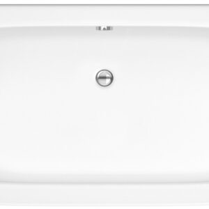 Nuie Curved Back To Wall Bath & Panel BSG003