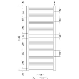 Nuie Curved Ladder Rail HK386