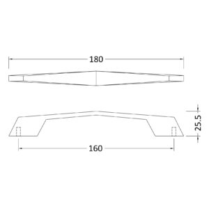 Nuie-D-Shaped-Handle-160mm-H203-3