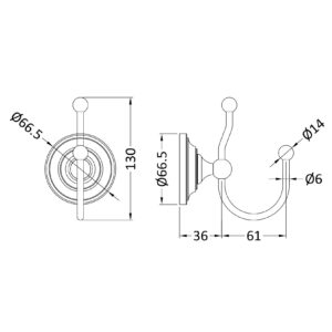 Nuie-Double-Robe-Hook-LH311-3