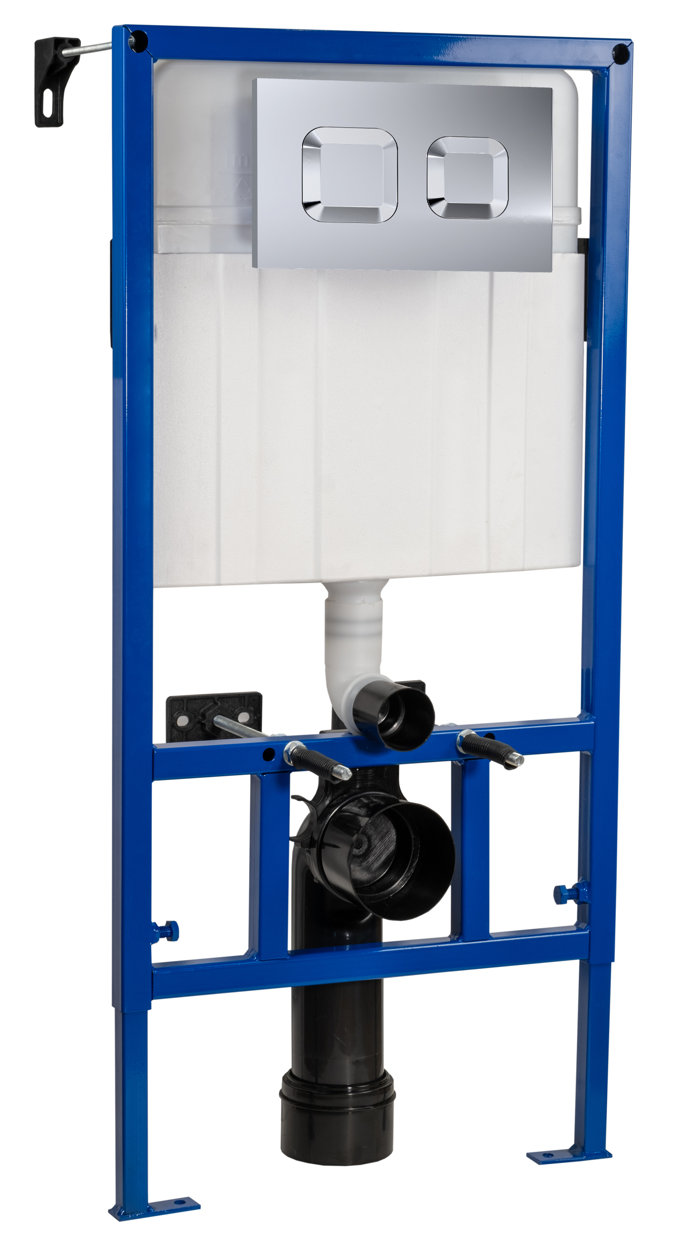 Nuie Dual Flush Concealed Cistern Frame with Square Plate XTY007S