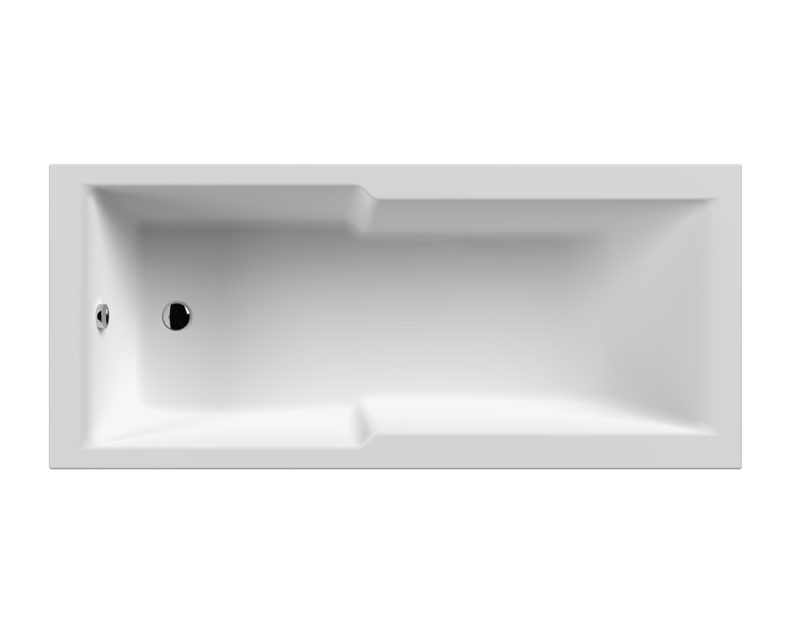 Nuie Eternalite Square Straight Shower Bath 1700 x 750mm BMON017