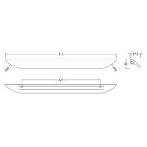 Nuie-Finger-Pull-Handle-224mm-H110-3