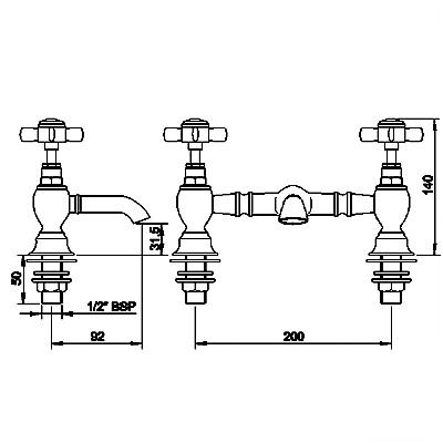 Nuie Luxury Basin Mixer I315X - Image 3