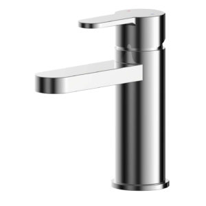 Nuie Mini Basin Mixer With Push Button Waste ARV315