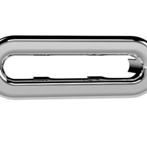 Nuie Oval Chrome Overflow Cover OVFL01U