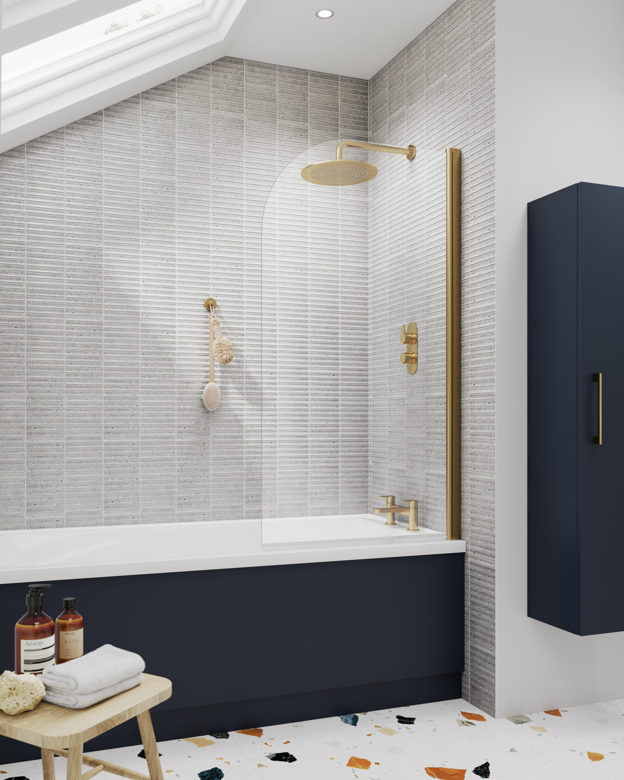 Nuie Round Bath Screen NSS18 - Image 2